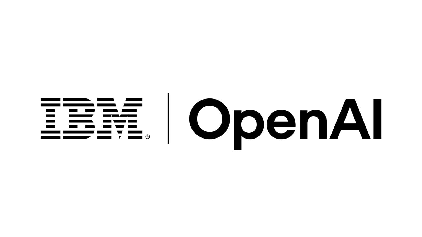 Связка логотипов IBM и OpenAI из релиза IBM от 13 августа